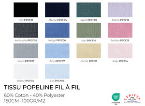 Popeline Fil à Fil 100GR/M2