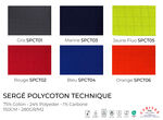 Tissu Sergé Polycoton Technique