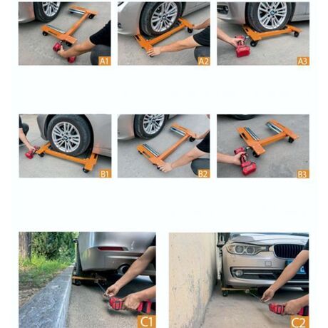 Dolly de rangement 4 x roues pivotantes