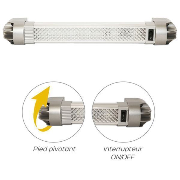Barre lumineuse LED 12/24V 225mm