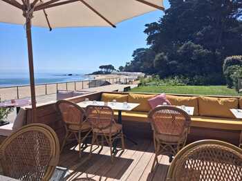 Coussins d'assise et de dossier pour agencement terrasse