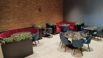 Banquette malaga droite et courbe option dossier piqûres profondes