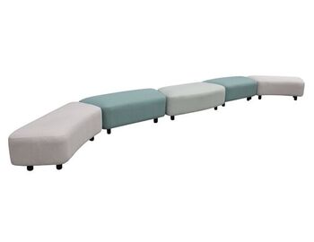 Banc Curve avec dossier