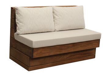Banquette BALI avec coussin de dossier "B facto"