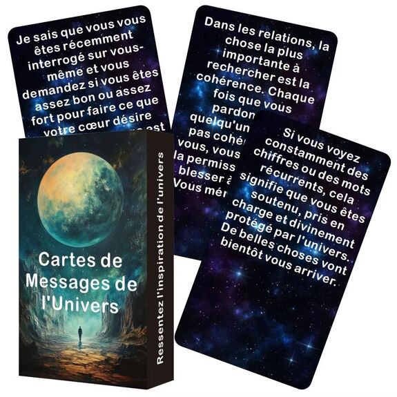 Cartes de Messages de l'Univers NOUVEAU !