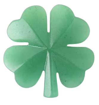 Trèfle de la Chance en Aventurine NOUVEAU !