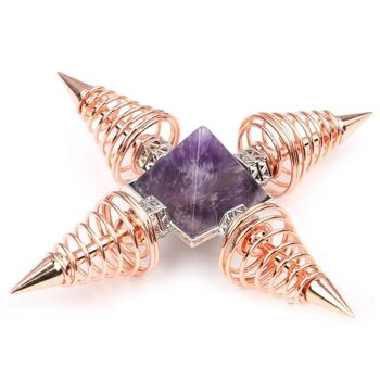 Générateur énergétique pyramide améthyste NOUVEAU !