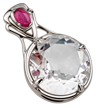Pendentif Schumann Rubis (D. Coquelle) NOUVEAU !