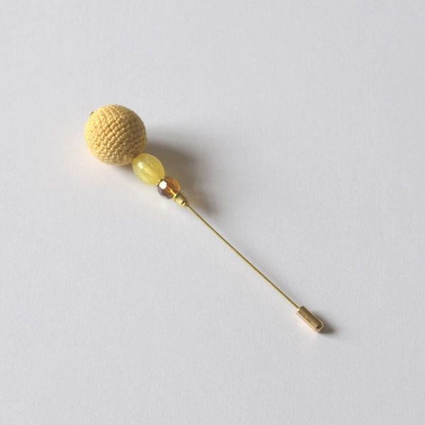 épingle ancienne à chapeau porte-bonheur( gui ) plaqué or pour collection - Broche Fix - Vendu épingle ancienne à chapeau porte-bonheur( gui ) plaqué or pour collection - Broche Fix - Vendu