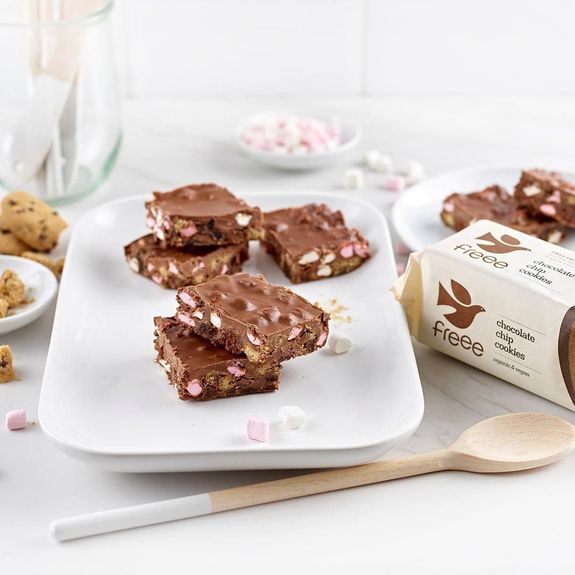 Véritables cookies anglais aux PÉPITES de chocolat BIO vegan sans allergènes Doves Farm Freee : 180 grammes