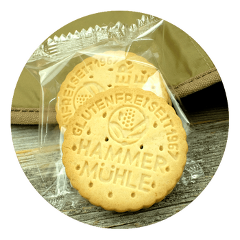 Biscuits DOUBLE Original à la crème de cacao vegan sans allergènes Hammermülhe : 225 grammes