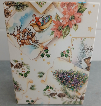 Pochette de Noël + 12 PRALINES de Noël en chocolat NOIR ONCTUEUX 60% BIO sans allergènes Exquidia : 107 grammes