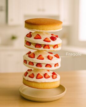 Gâteau GÉNOISE sans gluten sans lait sans soja sans coque sans arachide PIACERI MEDITERRANEI : 220g