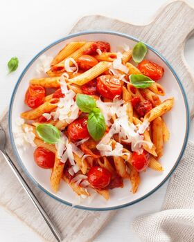 PENNE RIGATE de riz semi-intégral italien vegan sans gluten sans lait sans oeufs sans coque sans arachide Piaceri Mediterranei : 250g