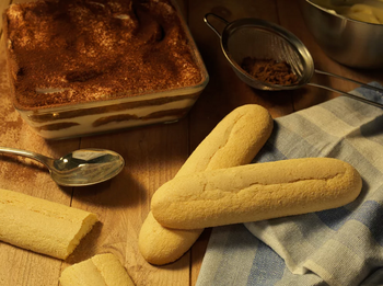 SAVOIARDI (biscuits à la cuillère) sans gluten, sans lait, sans soja, sans coque, sans arachide Schar : 200 grammes