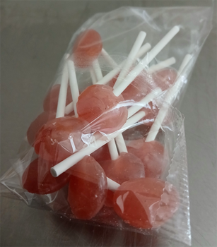 12 mini sucettes en forme de BOULES à la CERISE BIO vegan sans allergènes Biovita : 50 grammes