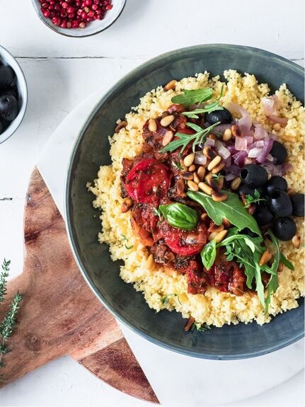 COUSCOUS au riz complet BIO vegan sans allergènes  Alnavit : 300 grammes