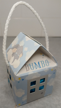 Famille 6 DINOSAURES (Dumbo BLEU) en chocolat ALTERNATIVE au lait (sans lait) BIO vegan sans allergènes Exquidia : 60g