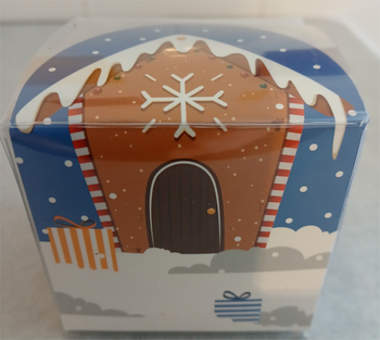 CUBE Père Noël + 24 briques en chocolat ALTERNATIVE au lait (sans lait) BIO vegan sans allergènes Exquidia : 190g