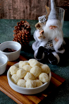 PÉPITES BLANCHES (49%) adoucies à la poudre de riz vegan sans allergènes Gustodia : 500g