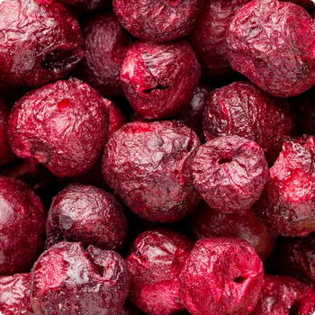 CERISES crunchy entières lyophilisées BIO vegan sans allergènes Organica : 20 grammes