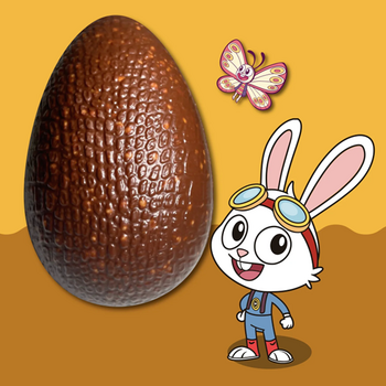 BUNNYCOMB EASTER EGG vegan sans allergènes Moo Free : 85 grammes