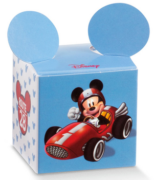 10 voitures MICKEY GO en chocolat ALTERNATIVE au lait (sans lait) BIO vegan sans allergènes Exquidia  : 88g
