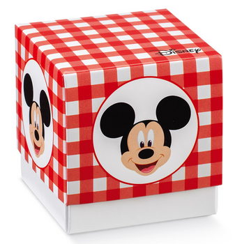 LIONCEAU CREUX (Mickey ROUGE) en chocolat ALTERNATIVE au lait (sans lait) BIO vegan sans allergènes Exquidia : 55g