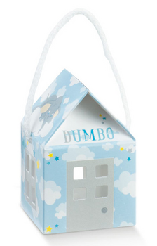 Famille 6 DINOSAURES (Dumbo BLEU) en chocolat ALTERNATIVE au lait (sans lait) BIO vegan sans allergènes Exquidia : 60g