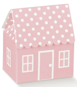 Maison rose + 1 oeuf de Pâques CREUX décoré en chocolat ALTERNATIVE au lait (sans lait) BIO vegan sans allergènes Exquidia : 35g