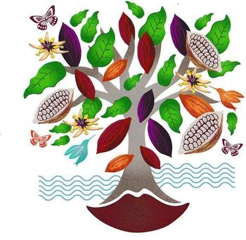 Bloc de PÂTE DE CACAO 100% Criollo "sans sucre" BIO vegan sans allergènes Exquidia : 5 kg