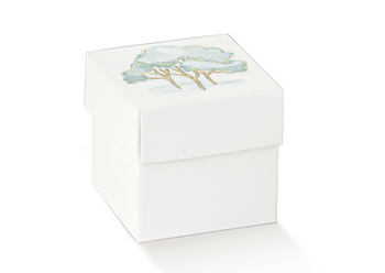 Coffret Arbre + 8 cabosses en chocolat NOIR 55% (origine Pérou) BIO sans allergènes Allergoora : 54g