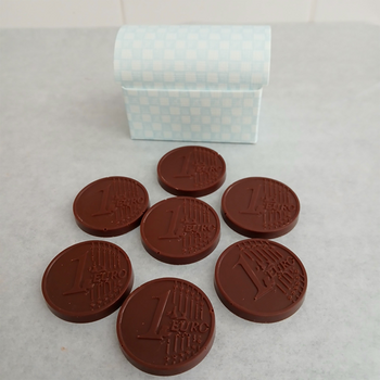 7 EUROS en chocolat ALTERNATIVE au lait (sans lait) BIO vegan sans allergènes Exquidia : 35g