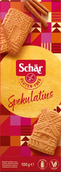SPÉCULOOS de Noël vegan sans gluten, sans lait, sans oeufs, sans coque, sans arachide Schar : 100 grammes