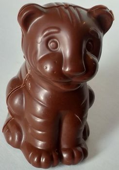 LIONCEAU CREUX en chocolat NOIR 56% BIO vegan sans allergènes Exquidia : 55 grammes