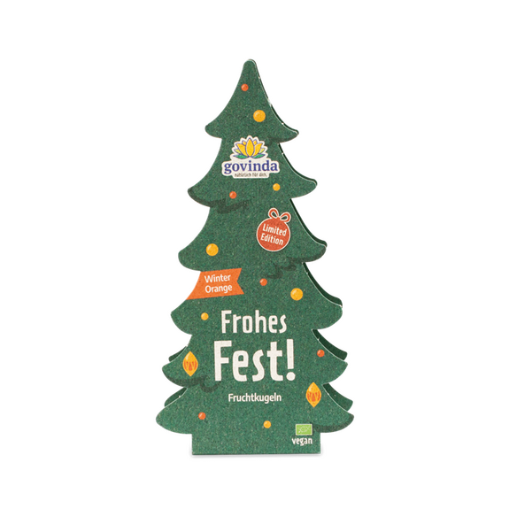 THÉO Le Sapin de Noël BIO vegan sans gluten, sans lait, sans oeufs, sans soja, sans arachide GOVINDA : 60 grammes