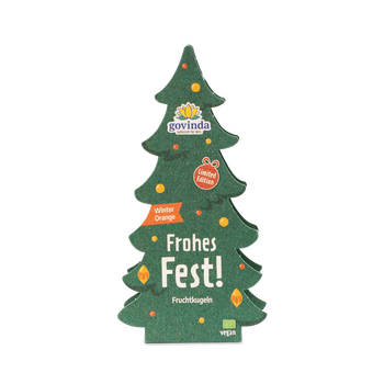 THÉO Le Sapin de Noël BIO vegan sans gluten, sans lait, sans oeufs, sans soja, sans arachide GOVINDA : 60 grammes