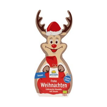 RUDI Le Renne BIO vegan sans gluten, sans lait, sans oeufs, sans soja, sans arachide GOVINDA : 50 grammes