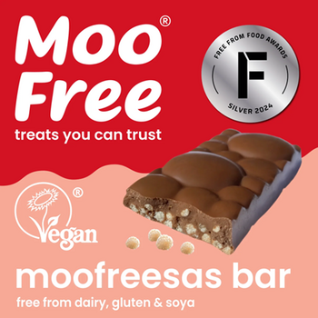 Barre MOOFREESAS croustillante en forme de boules vegan sans allergènes Moo Free : 35 grammes