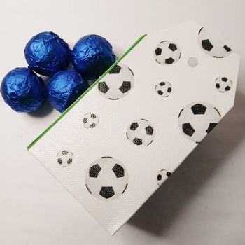 4 BALLONS de foot en chocolat ALTERNATIVE au lait (sans lait) BIO vegan sans allergènes Exquidia : 39g
