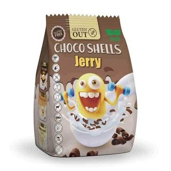 Jerry Choco Shells vegan sans allergènes Gluten Out : 375 grammes