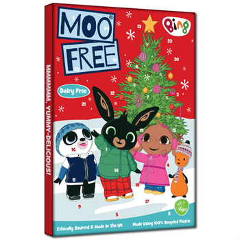 CALENDRIER de l'AVENT BING vegan sans allergènes Moo Free : 70 grammes