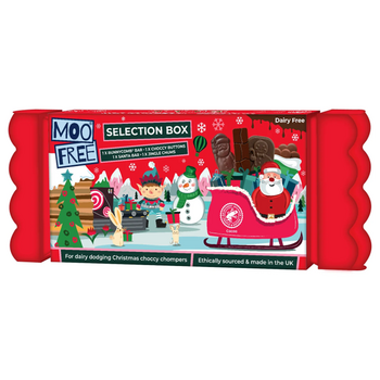 SELECTION BOX vegan sans allergènes Moo Free : 90 grammes