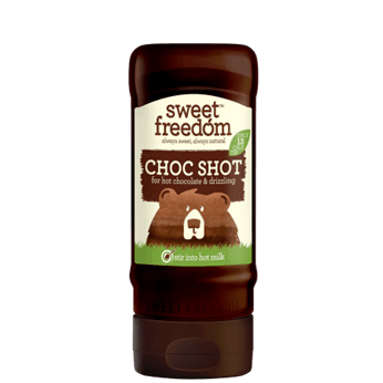 Sirop CHOC SHOT au chocolat vegan sans allergènes Sweet Freedom : 320 grammes