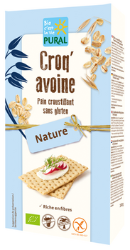 Croq'avoine NATURE BIO vegan sans allergènes Pural : 160 grammes