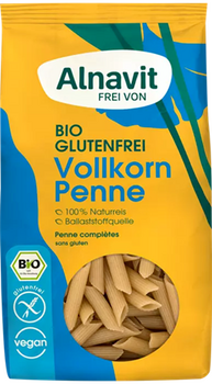 Pâtes PENNE au riz complet BIO vegan sans allergènes Alnavit : 250 grammes