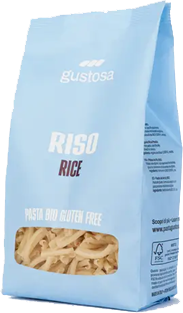 Pâtes CASERECCE de RIZ BLANC BIO vegan sans allergènes Pasta Gustosa : 340 grammes