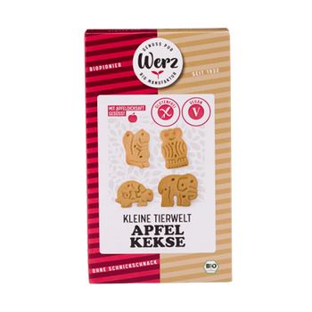 Biscuits en forme d'ANIMAUX rigolos BIO vegan sans gluten sans lait sans oeufs sans soja sans arachide Werz : 150 grammes