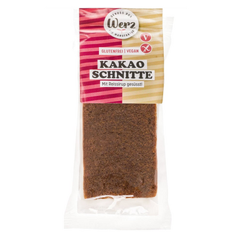MINI gâteau ultra moelleux au CACAO BIO vegan sans gluten sans lait sans oeufs sans arachide Werz : 60 grammes