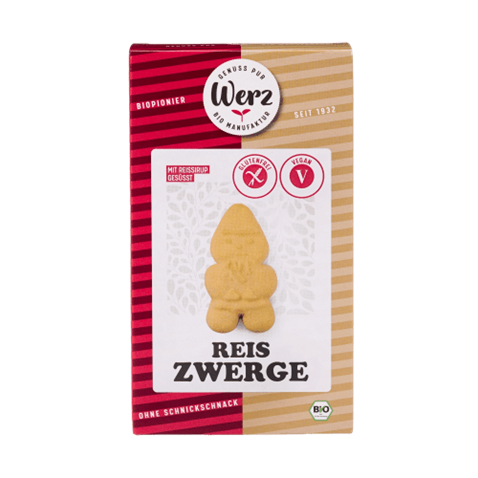 Biscuits LUTINS BIO vegan sans gluten sans lait sans oeufs sans soja sans arachide Werz : 125 grammes